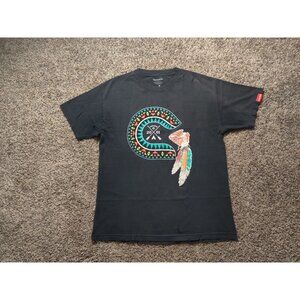 Connetic Shirt Adult Mens Large Faded Black Spell Out Logo Short Sleeve